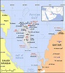 Detallado mapa político de Bahréin con relieve | Bahrein | Asia | Mapas ...