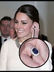 Anel da Princesa Kate Middleton e Lady Di com a Pedra Azul | Bijuteria ...