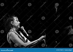 LISA GERMANO PERFORMS in ROME Editorial Stock Photo - Image of song ...