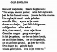 Old English language products