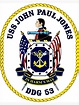 "USS John Paul Jones DDG-53 Crest" Poster by Quatrosales | Redbubble