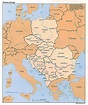 Eastern Europe Map With Capitals – Map VectorCampus Map