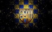 Download wallpapers Parma FC, glitter logo, Serie A, blue yellow ...