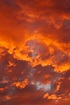 HD wallpaper: orange, clouds, sky, cloud - sky, orange color, sunset ...