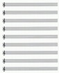 Blank Sheet Music Pdf | Free Blank Manuscript Paper To Download - Free ...