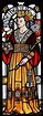 Anne Neville (Cardiff Castle) Stained Glass Window Cling from Winged Heart