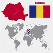 Romania On A World Map - Map