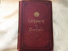 Vintage Book Lothair by Right Honorable B. Disraeli 1870 with Vintage ...