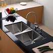 Undermount Stainless Steel Kitchen Sink With Drainboard - HOUSE STYLE ...