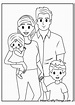 Family Printable Coloring Pages