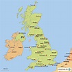StepMap - United Kingdom-1 - Landkarte für Großbritannien