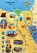 Large tourist map of Egypt | Egypt | Africa | Mapsland | Maps of the World