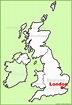 London location on the UK Map - Ontheworldmap.com