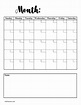 Printable Pdf Blank Calendar Template