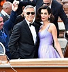 Besotted! George Clooney kisses his wife as they arrive at the 74th ...