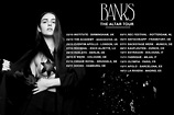 Banks announces "The Altar" European Tour - GENRE IS DEAD!