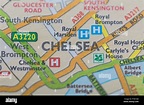 London borough of Chelsea location map Stock Photo - Alamy