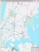 Bronx County, NY Wall Map Premium Style by MarketMAPS - MapSales