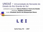 PPT - UNIJUÍ – Universidade do Noroeste do Estado do Rio Grande do Sul ...
