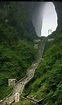 Puerta del Cielo, China | Lugares exóticos, Lugares preciosos, Lugares ...