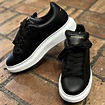 ALEXANDER MCQUEEN Oversized Sneakers in Black Leather (40) - More Than ...