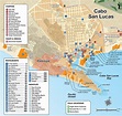 Cabo San Lucas tourist attractions map - Ontheworldmap.com