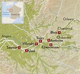 Ruta De Los Castillos Del Loira Mapa | Mapa Fisico