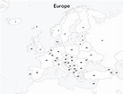 Europe Map Quiz Print Out - Key | Free Study Maps