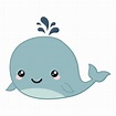 Cute Cartoon Whale Wall Decal in 2020 | Cartoon whale, Cute cartoon ...