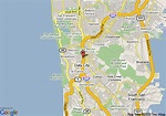 Map of Hampton Inn San Francisco Daly City, Daly City