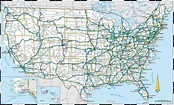 Large detailed highways map of the US. The US large detailed highways ...