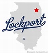 Map of Lockport, IL, Illinois