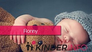 ᐅ Vorname Ronny: Bedeutung, Herkunft, Namenstag & mehr Details