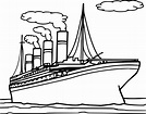 Titanic Coloring Pages Free to Print | 101 Coloring