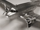 Douglas Dakota DC 3 Aluminum Airplane Model Aircraft 26" - CaptJimsCargo