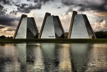 The pyramids, Indianapolis. I wonder what is in there. : r/evilbuildings