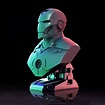 Modelo 3D de busto de Ironman pronto para imprimir