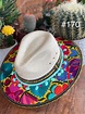Sombrero Mexicano de Palma. Sombrero Bordado Floral. Sombrero | Etsy