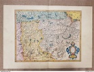 Carta geografica Ducato di Baviera Germania 1595 Mercatore o Mercator ...