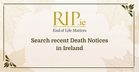 Death Notices for Dublin in Rush | rip.ie