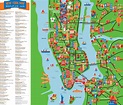 Nova York mapa sightseeing - Passeio mapa de NYC (New York - EUA)