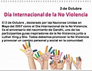 UNADENI: 2 de Octubre "Día Internacional de la No Violencia"