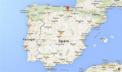 Where is Vitoria on map of Spain