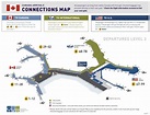 Vancouver airport US/Intl Arrivals Connections Map | Airport map, Map ...