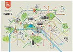 Sightseeing Map of Paris Attractions in 2020 | Paris map, Paris tourist ...