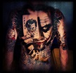Joker tattoo by me /ps | Back tattoos for guys, Joker tattoo design ...