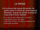 Textos En Verso Y Prosa Ejemplos - Colección de Ejemplo