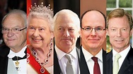 The 10 Current Monarchs of Europe, Part 2 of 2 - YouTube