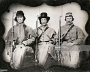 Confederate Soldiers of the Third Georgia Infantry; two were ...