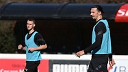 Zlatan Ibrahimovic entrenó con su hijo Maximiliano de 16 años